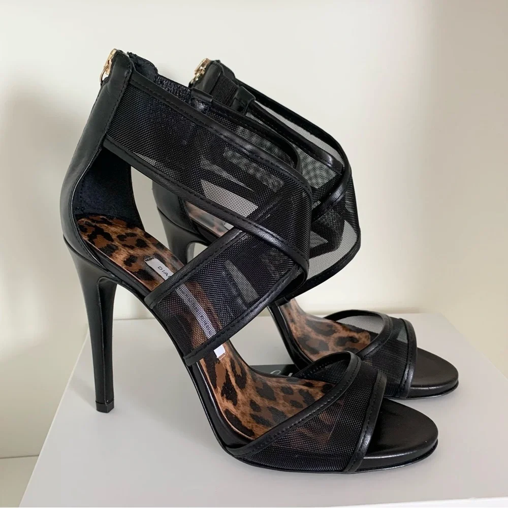 Diane von furstenberg classic mesh pumps made in Italy